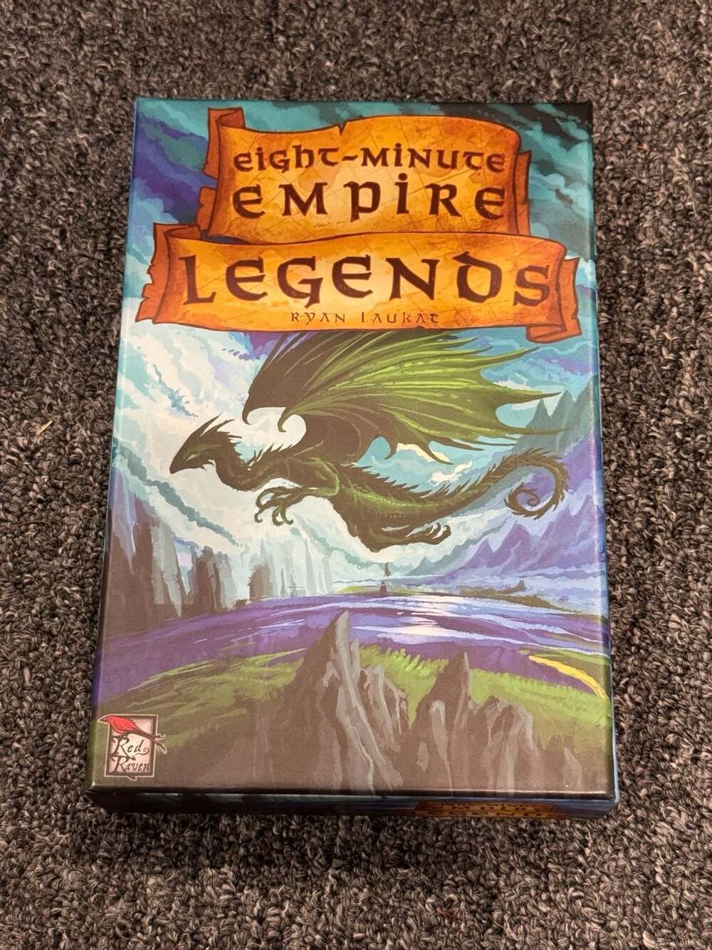 Eight Minute Empire Legends Ryan Laukat, Red Raven 2013 New open box Unpunched